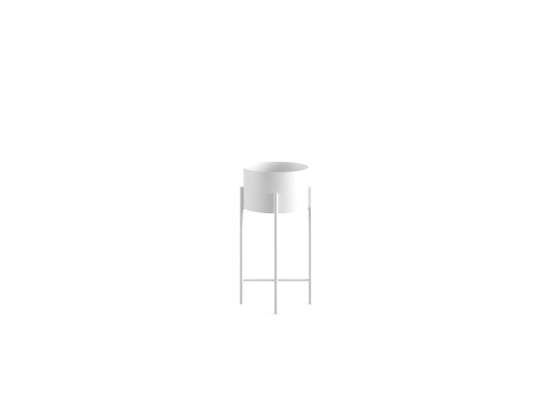 IX.IA Round Planter — 59 cm / WHITE