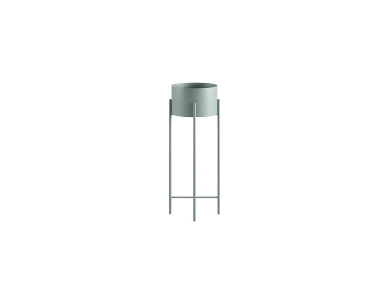IX.IA Round Planter — 79 cm / GRUENBLAU