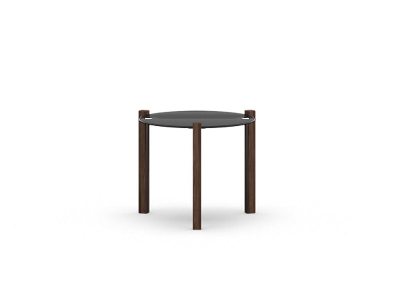 CI.RC Side Table — Black Glass