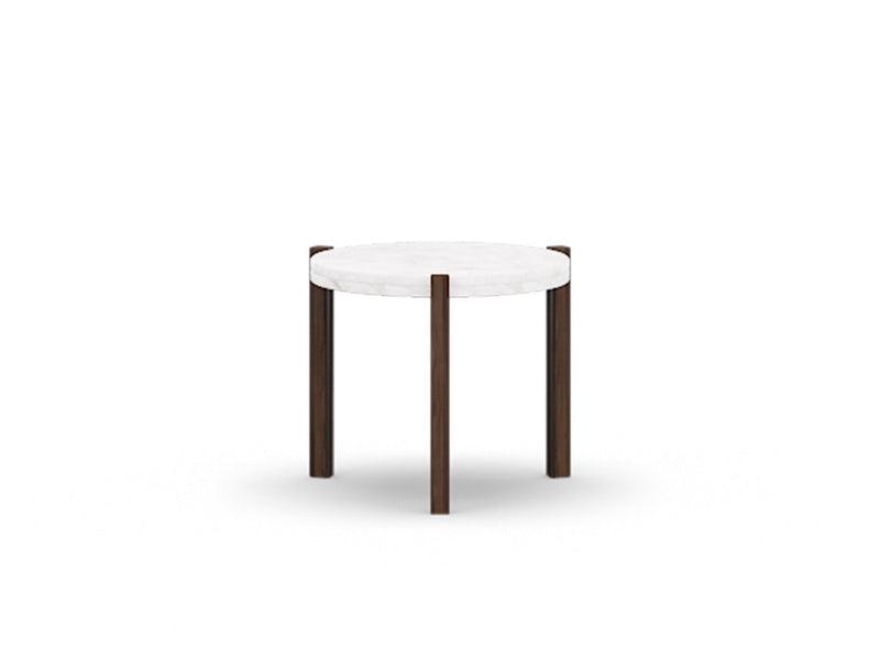 CI.RC Side Table — White Marble