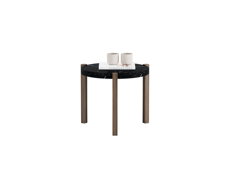CI.RC Side Table — Black Marble