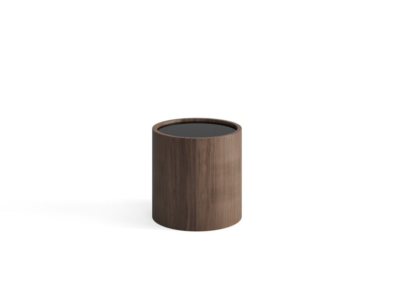 CY.ND Side Table — Black Glass