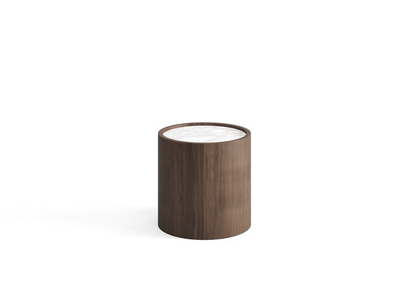 CY.ND Side Table — White Marble