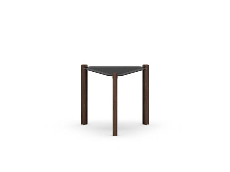 T.RI Side Table — Black Glass