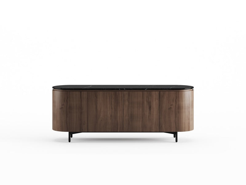 RE.TO Sideboard — 4 Doors / Black Marble