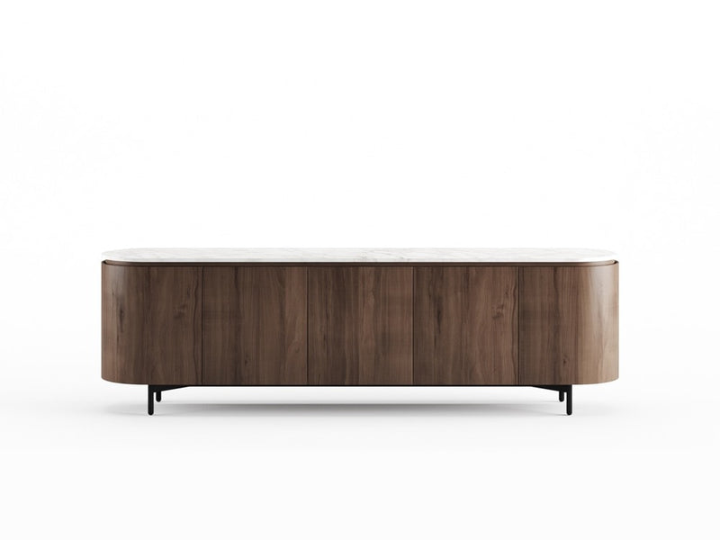 RE.TO Sideboard — 5 Doors / White Marble
