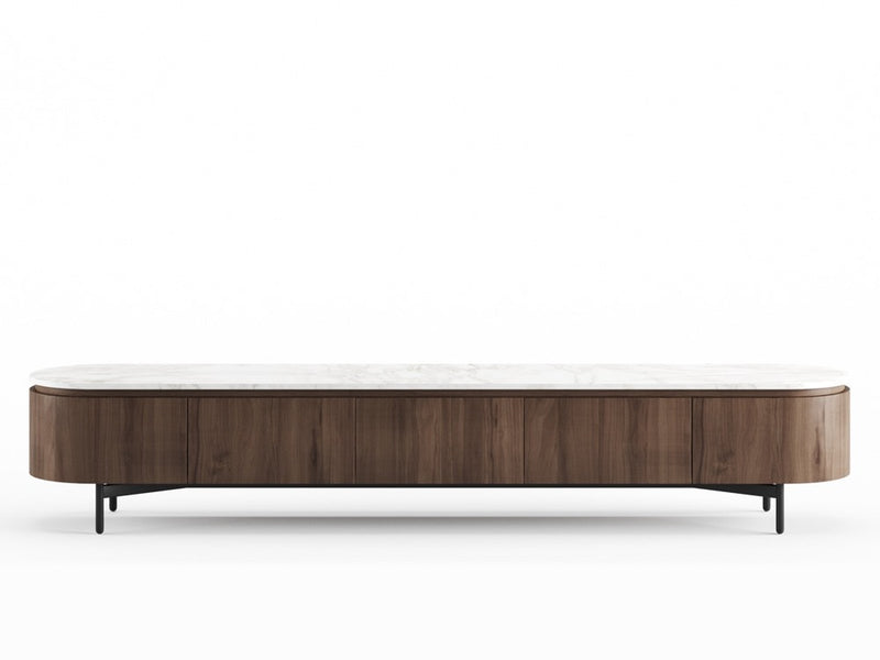 RE.TO TV Unit — 240 cm / White Marble