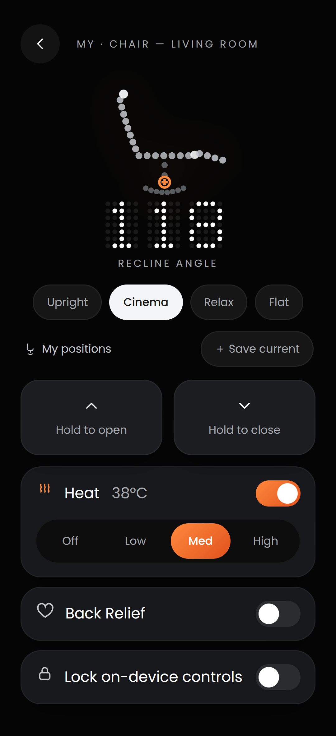 DOT app — Control